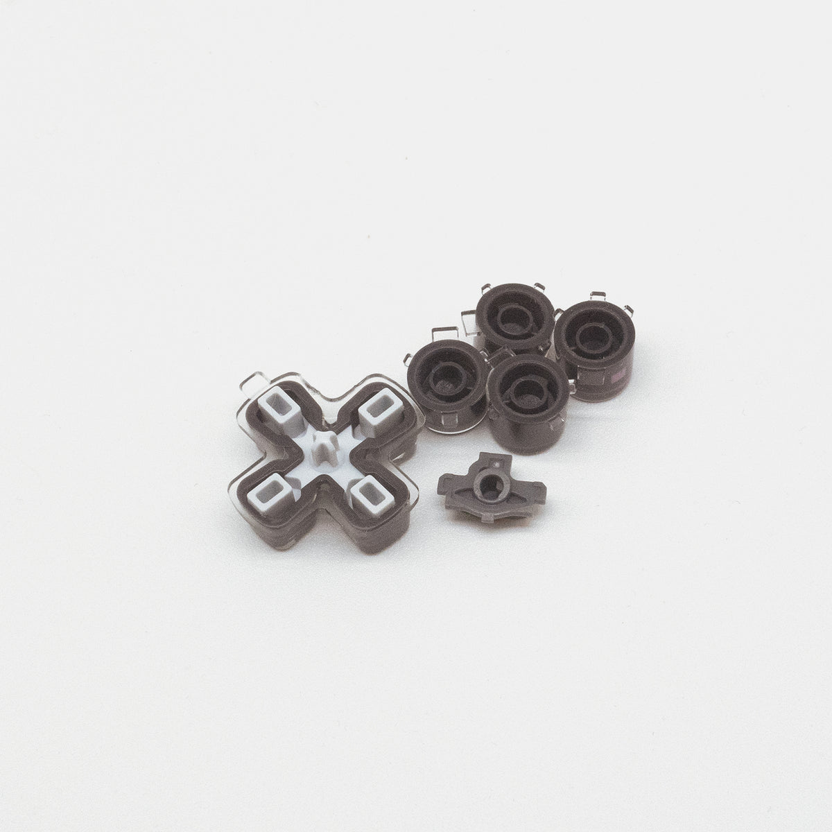 Grey 30th Anniversary PS5 DualSense Retro and Glass 6-piece Button Set