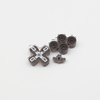 Grey 30th Anniversary PS5 DualSense Retro and Glass 6-piece Button Set