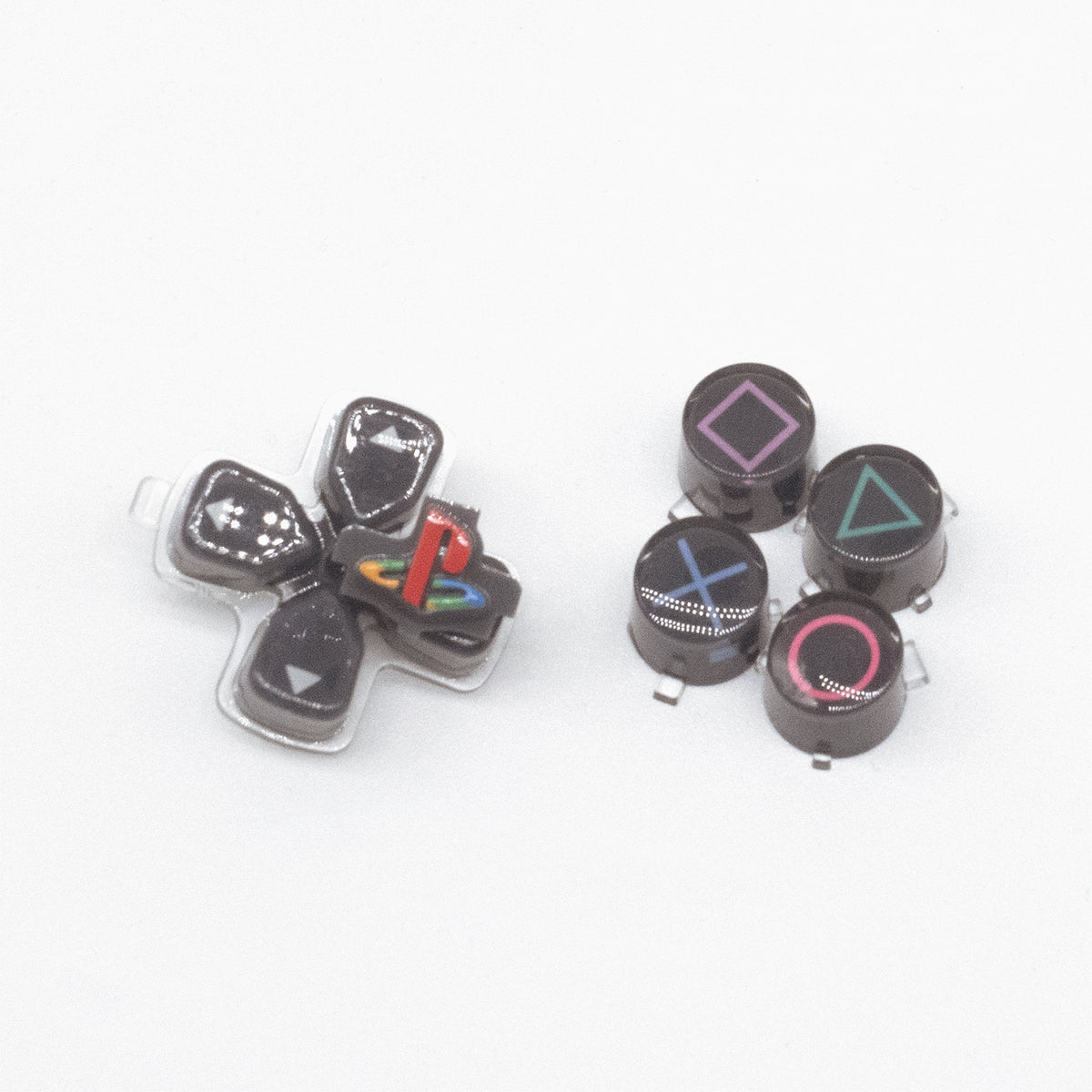 Grey 30th Anniversary PS5 DualSense Retro and Glass 6-piece Button Set