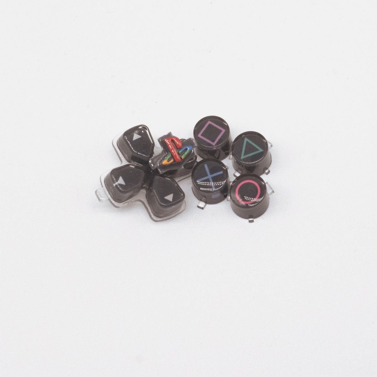 Grey 30th Anniversary PS5 DualSense Retro and Glass 6-piece Button Set