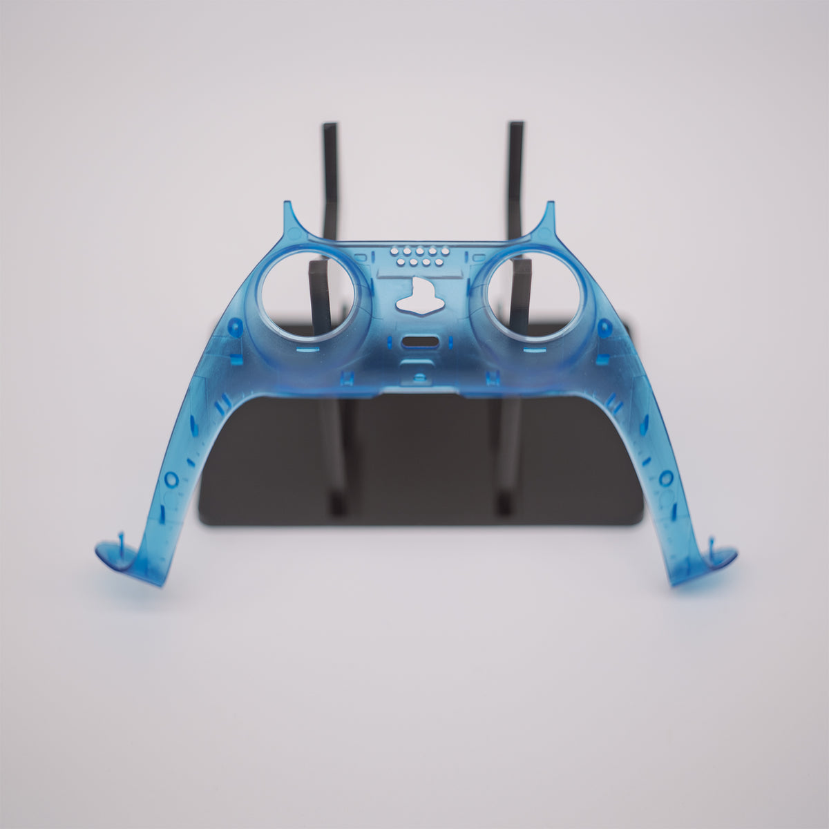 Blue Transparent PS5 DualSense trim shell faceplate