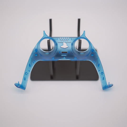 Blue Transparent PS5 DualSense trim shell faceplate