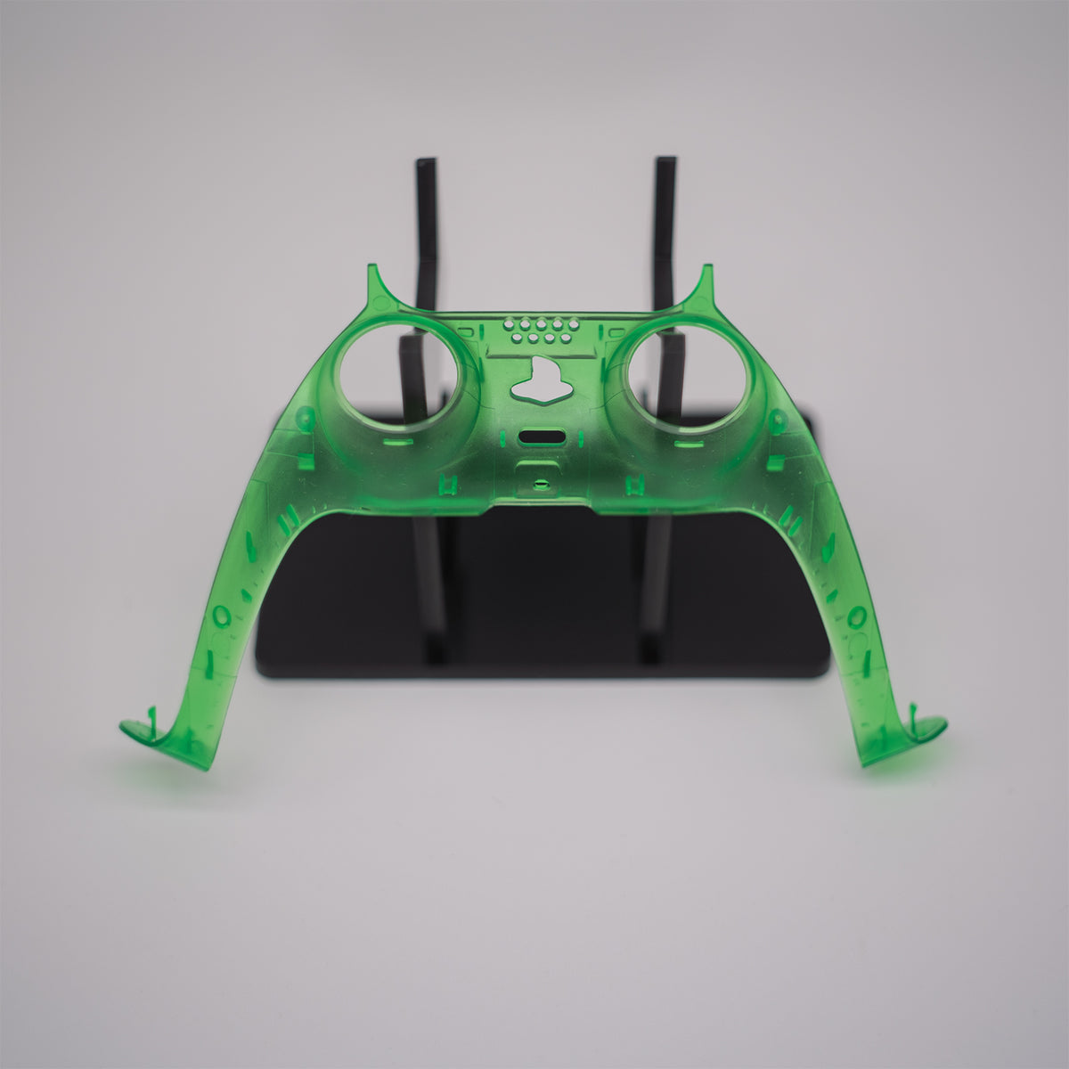 Green Transparent PS5 DualSense trim shell faceplate