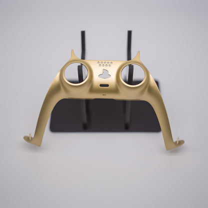 Matte Gold PS5 DualSense trim shell faceplate