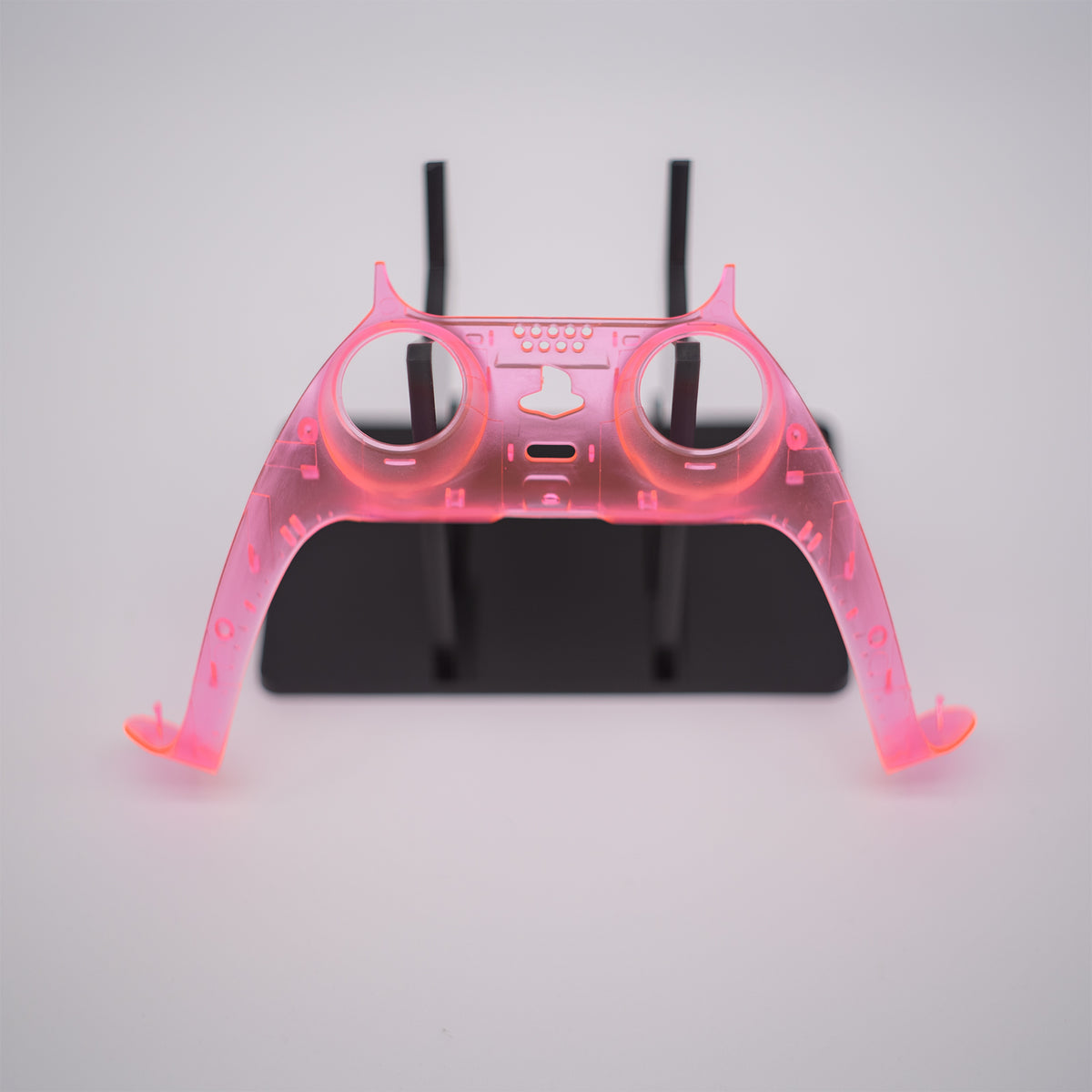 Pink Transparent PS5 DualSense trim shell faceplate