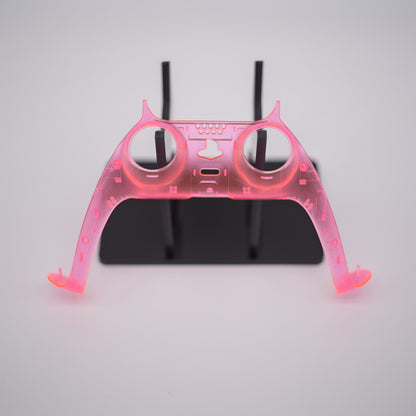 Pink Transparent PS5 DualSense trim shell faceplate