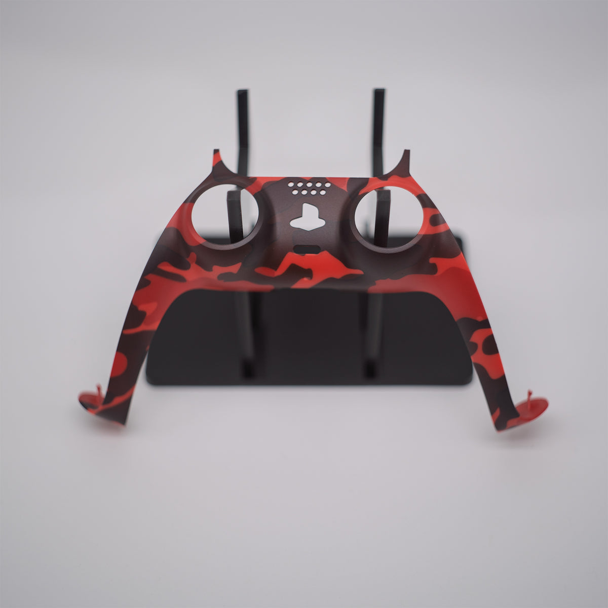 Red Camo PS5 DualSense trim shell faceplate
