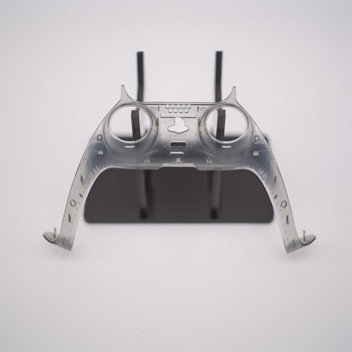 Smoked Transparent PS5 DualSense trim shell faceplate